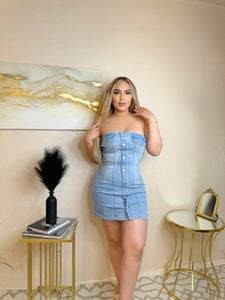 Keyra Denim Dress