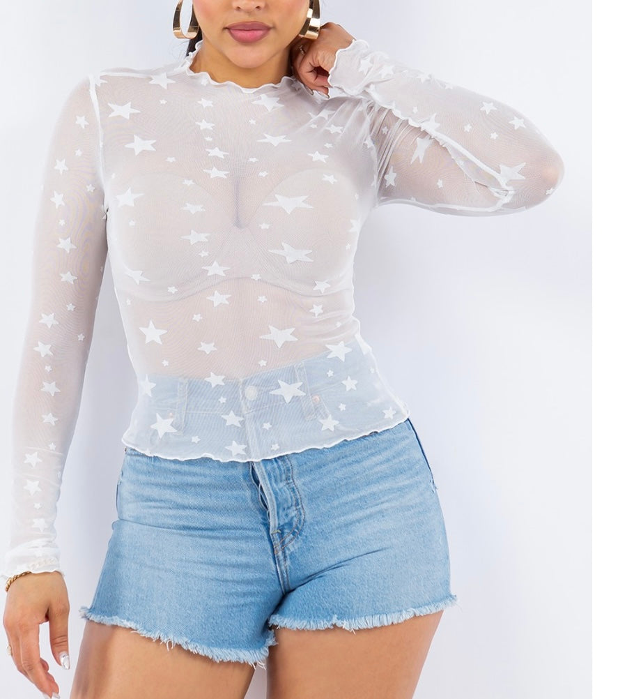 Estrella Mesh Top