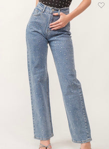 Arely Rhinestone Jeans