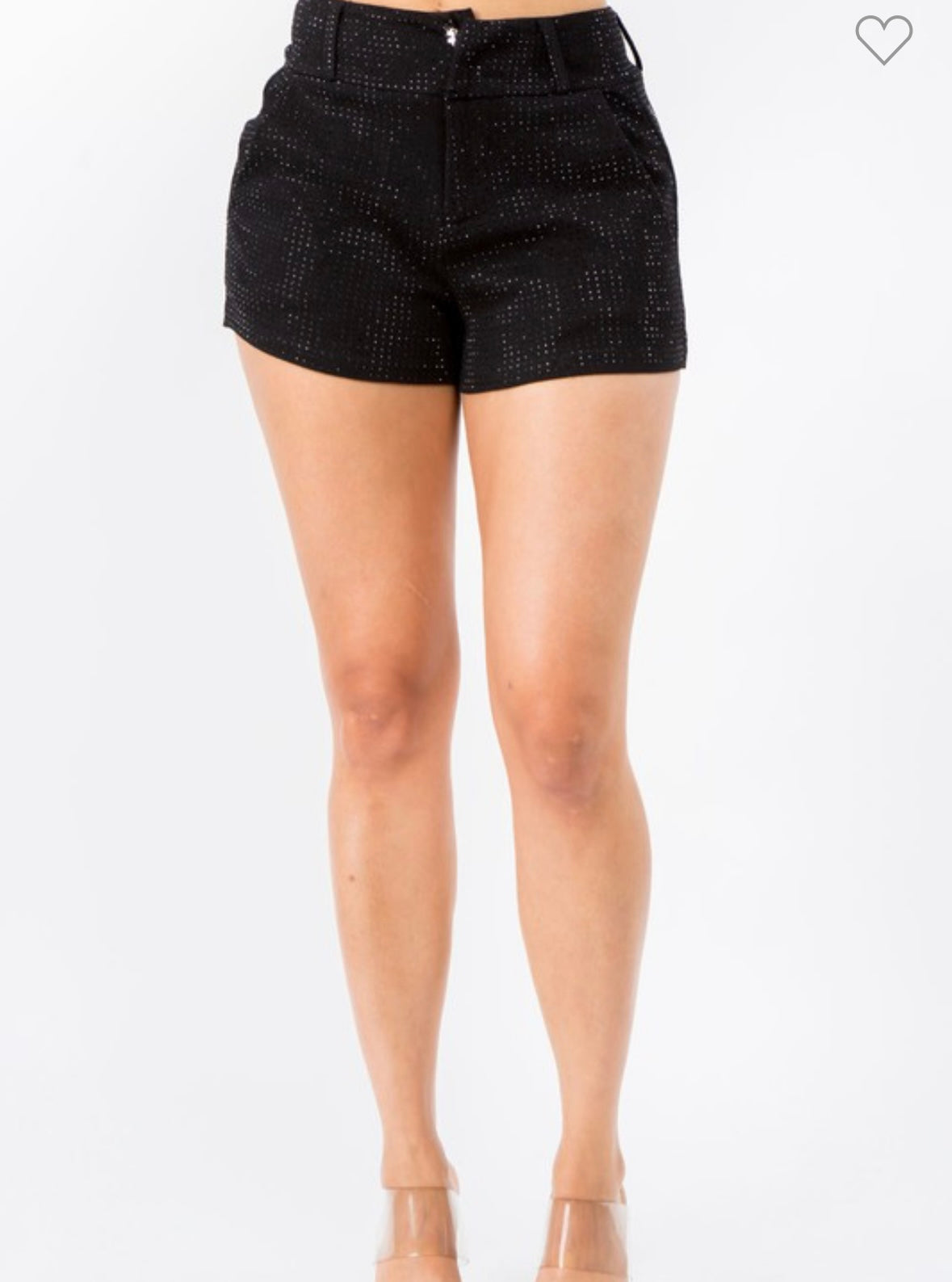 Material Girl Rhinestone Shorts